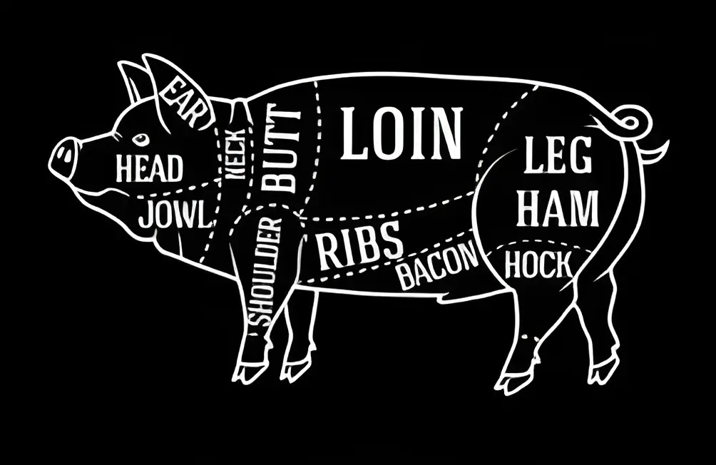 Pork Cuts Diagram
